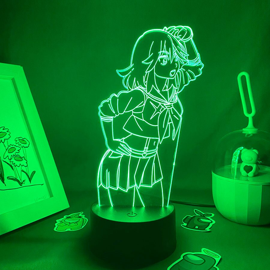 Figure Matoi Ryuuko 3D Led Night Lights