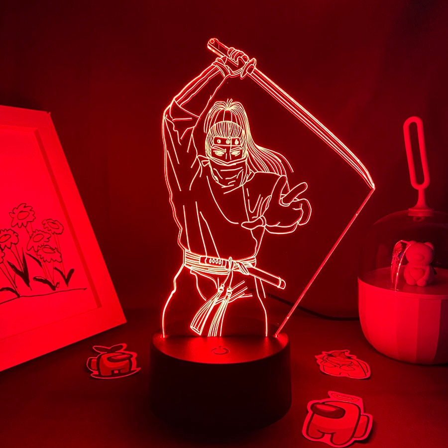 Hot Game Figure Shinobi-es 3 3D Night Lights