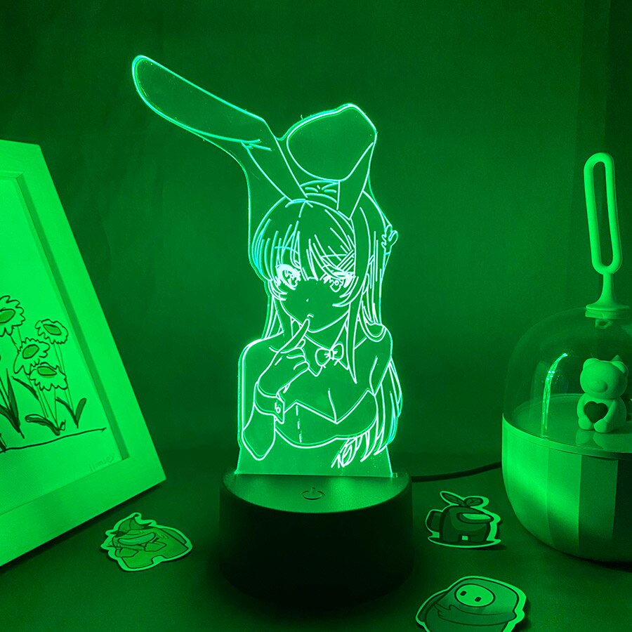 Bunny Girl senior Waifu Mai Sakurajima Night Lights