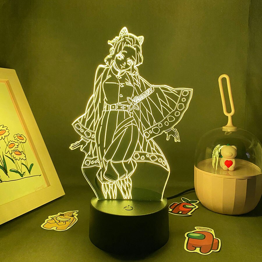 Demon Slayer Figure Shinobu Kocho 3D Night Light