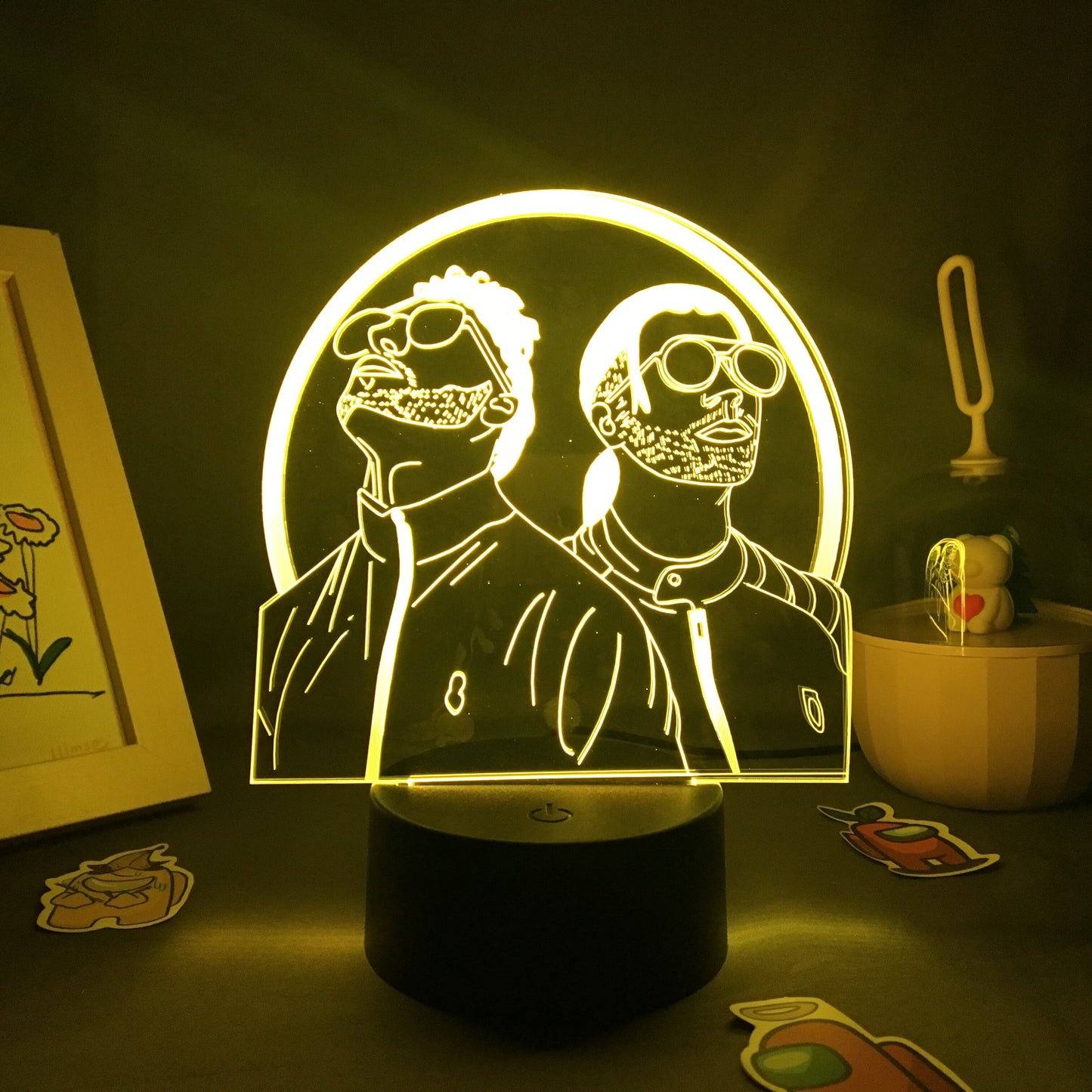 French Rap Group PNL 3D LED Night Light