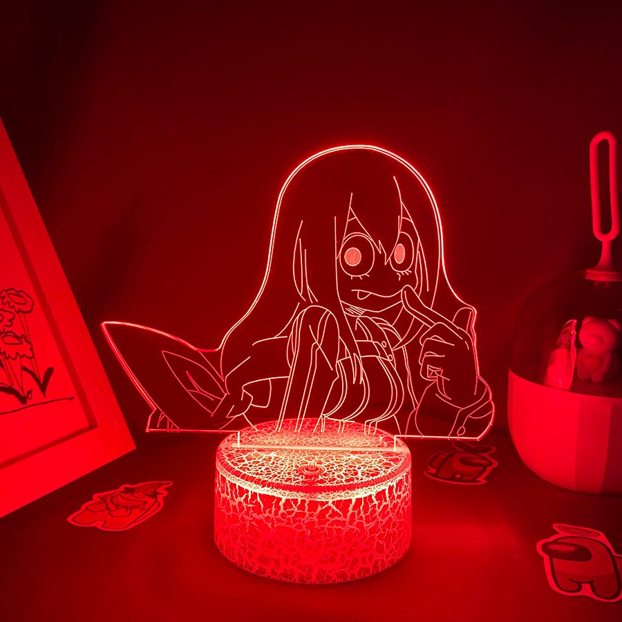 My Hero Academia Tsuyu Asui 3D Night Lights