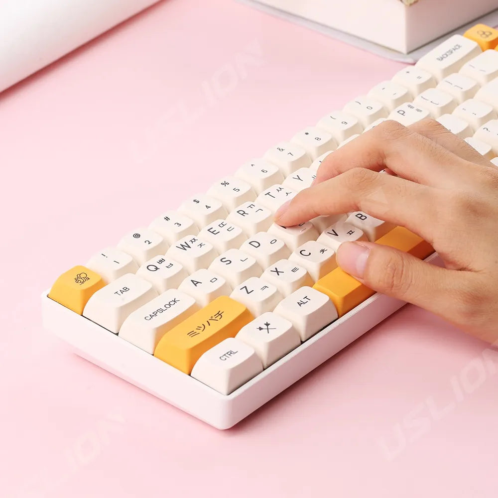 أغطية مفاتيح حليب العسل XDA PBT