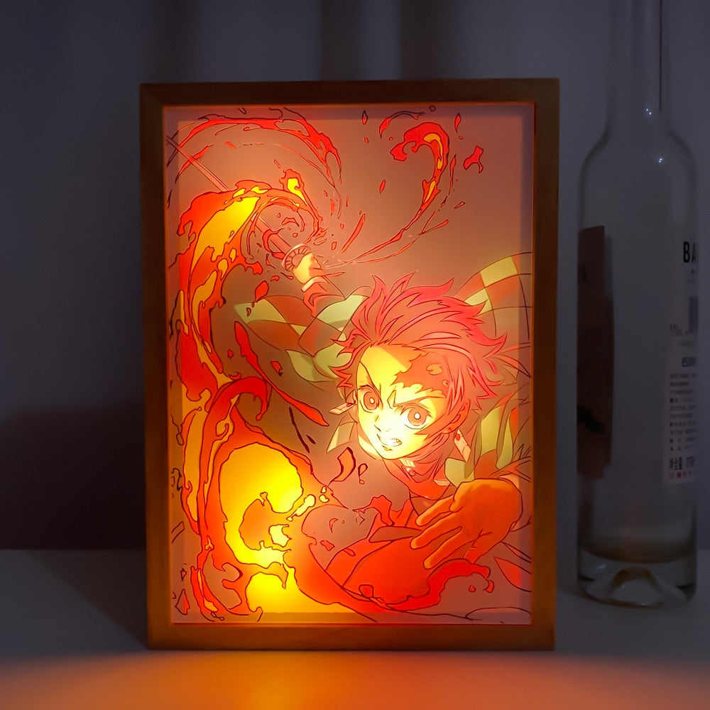 Tanjiro Light Photo Frame