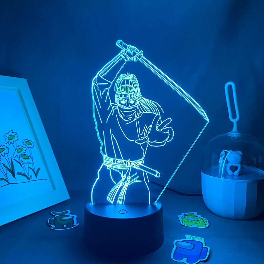 Hot Game Figure Shinobi-es 3 3D Night Lights