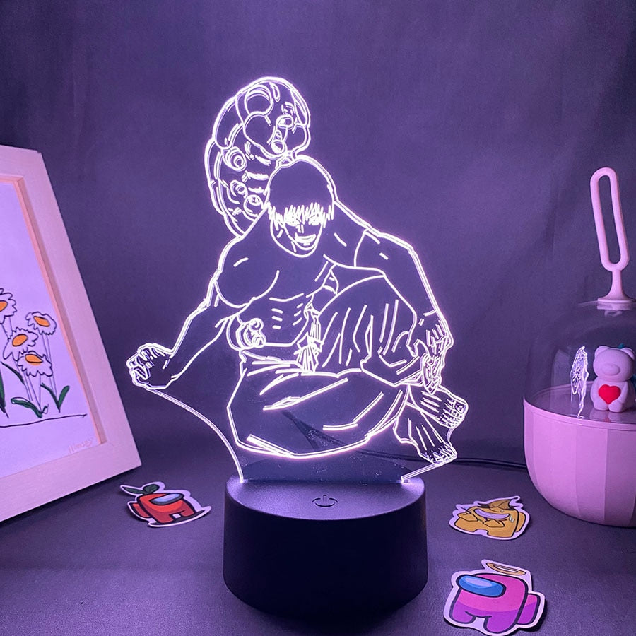 Jujutsu Kaisen Figure Toji and His Cursed Spirit 3D Night Light