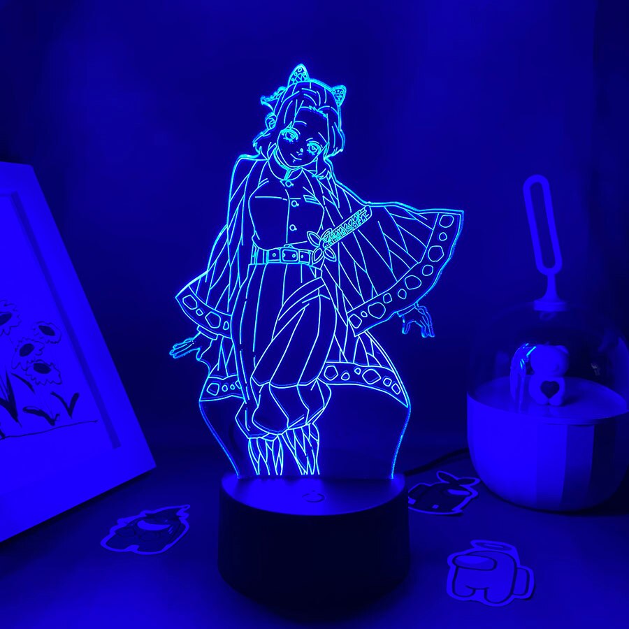 Demon Slayer Figure Shinobu Kocho 3D Night Light