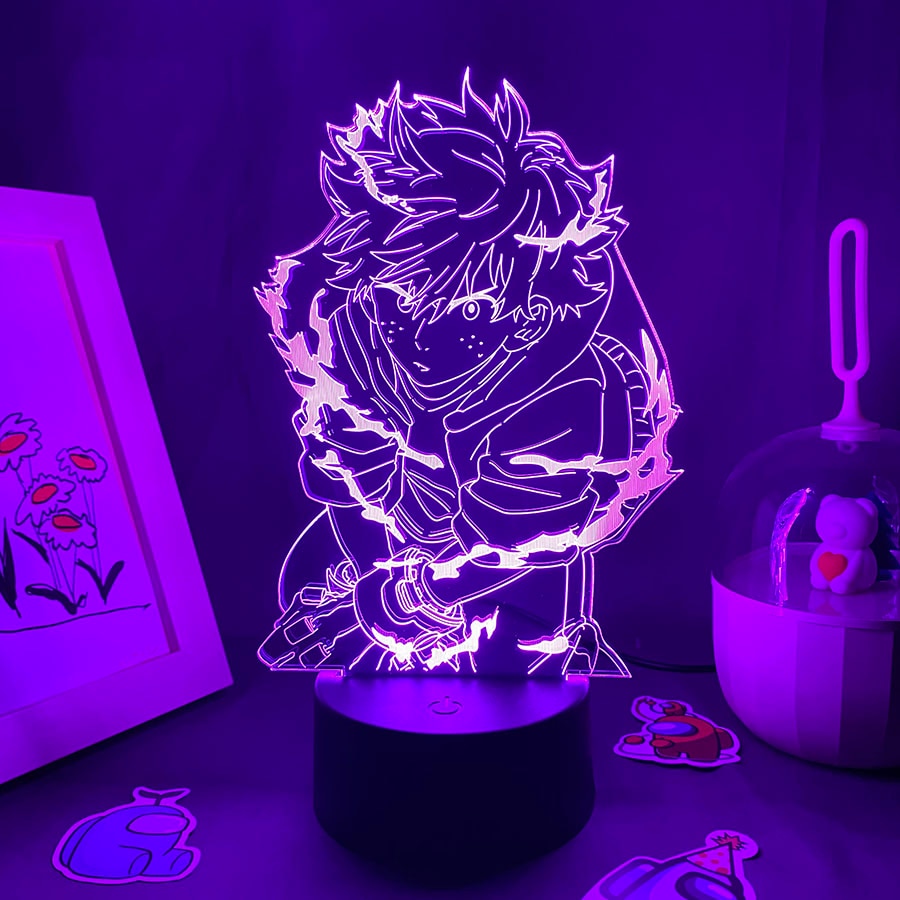 Izuku Midoriya Deku 3D Led Night Lights