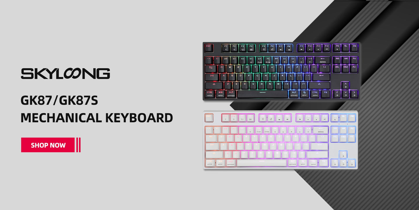 لوحة مفاتيح ميكانيكية SKYLOONG GK75 RGB بصرية