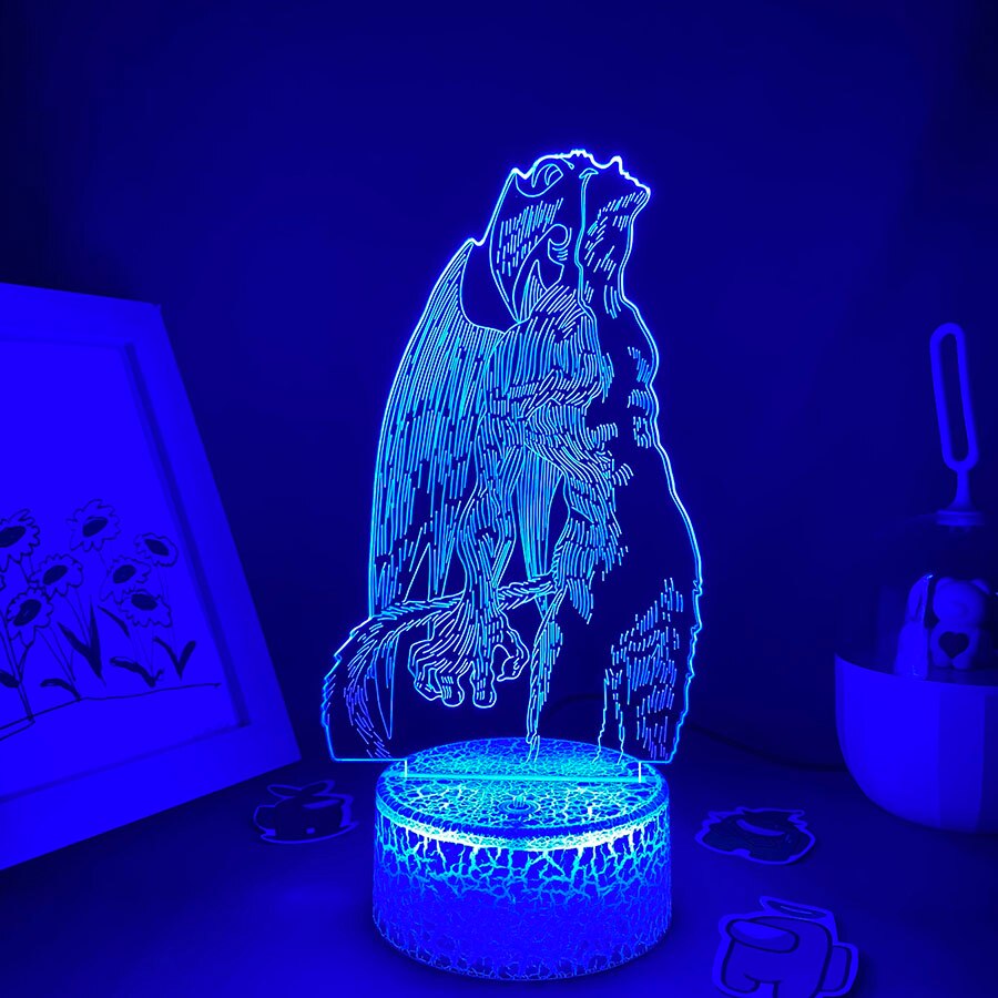 DEVILMAN Figure Crybaby 3D Led Night Lights