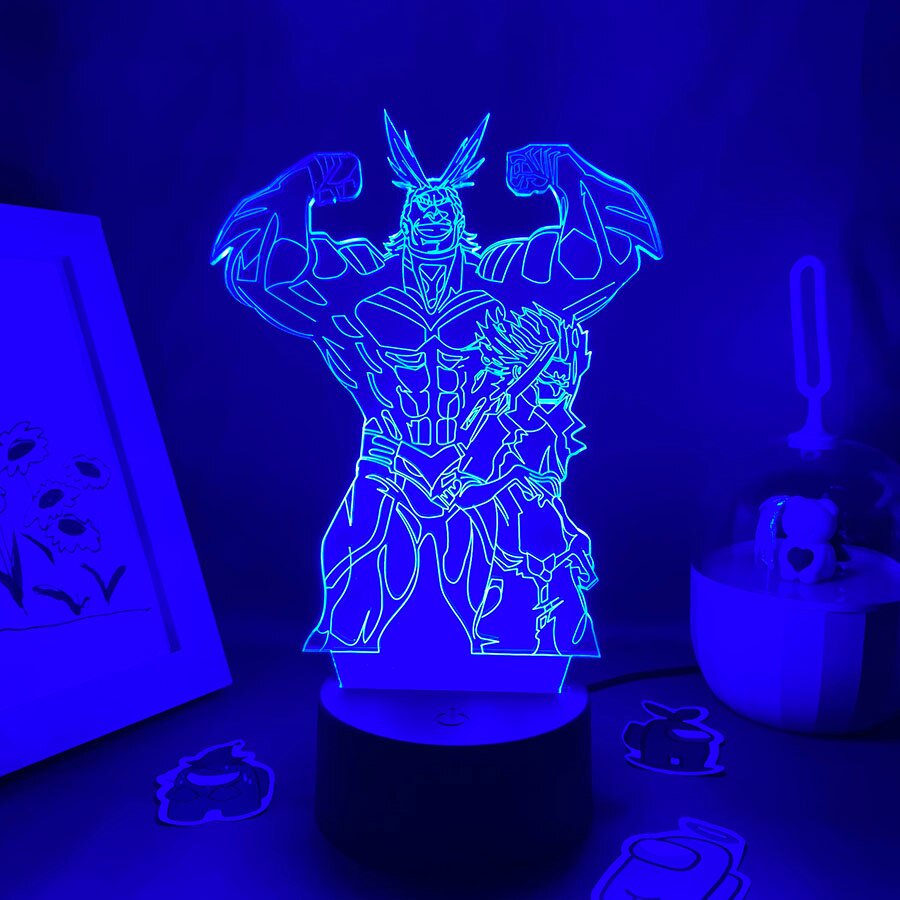 My Hero Academia All Might and Denki Kaminari Night Lights