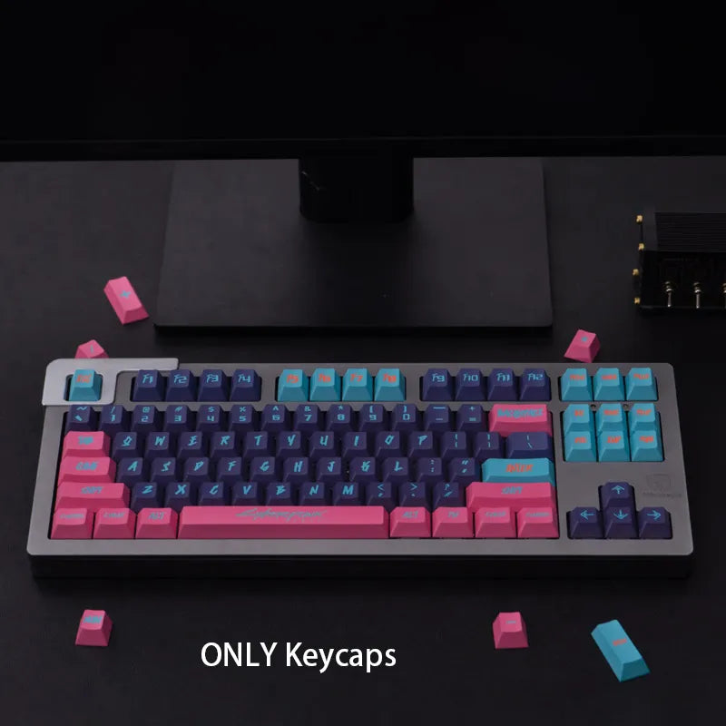 غطاء مفاتيح Cyberpunk PBT