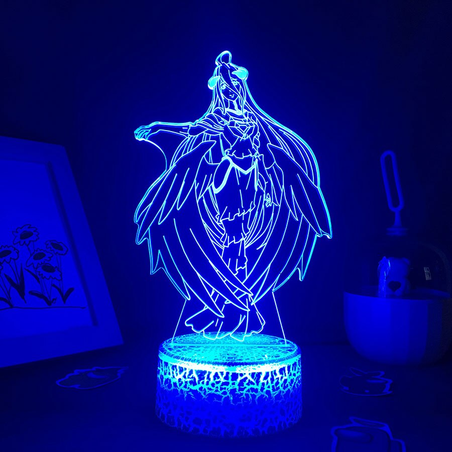 Overlord Albedo Neon Night Lights