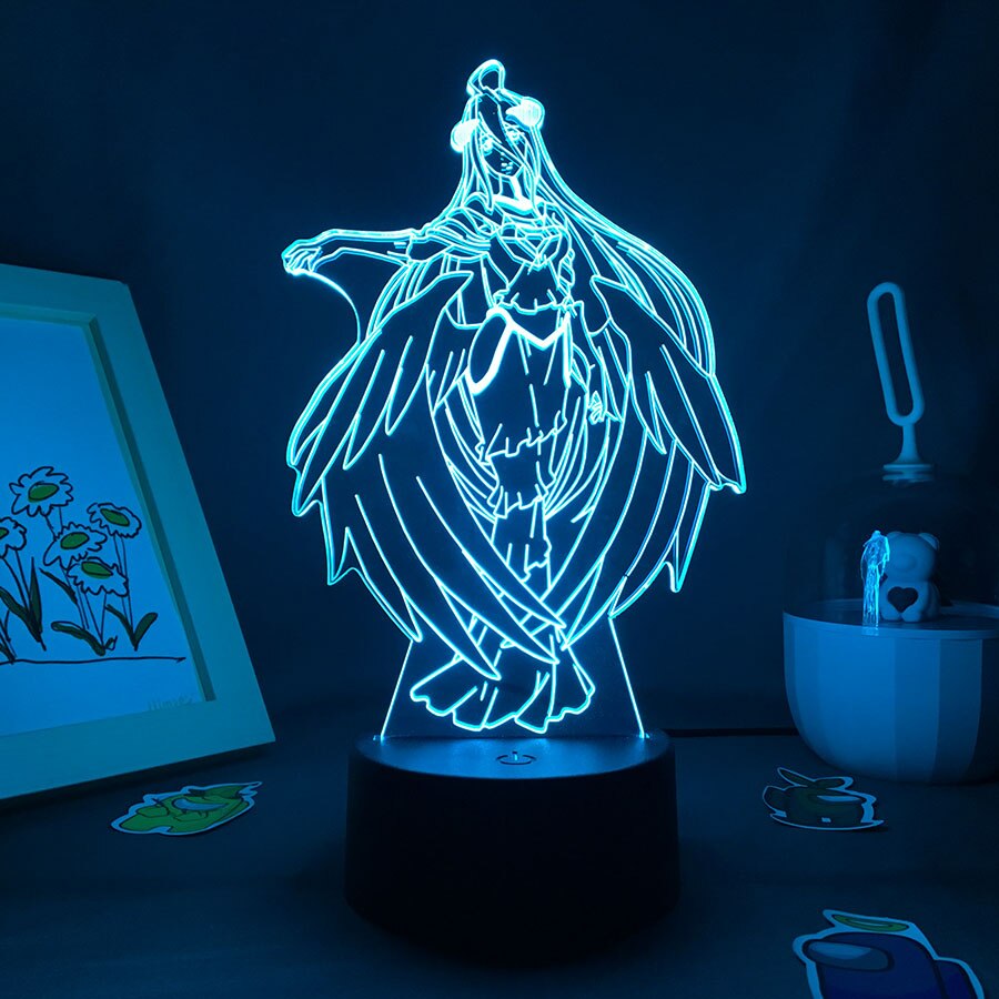 Overlord Albedo Neon Night Lights