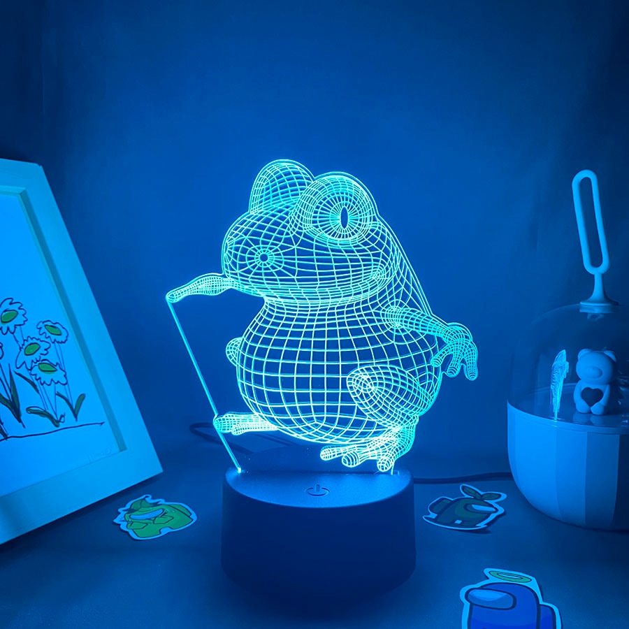 Cute Frog 3D LED Neon Night Lights