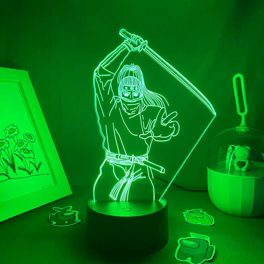 Hot Game Figure Shinobi-es 3 3D Night Lights