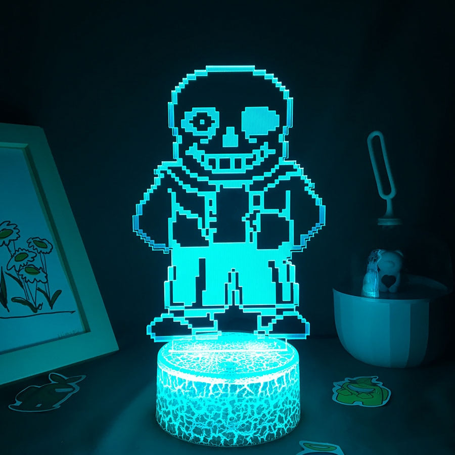 مصباح لعبة Undertale Sans Love