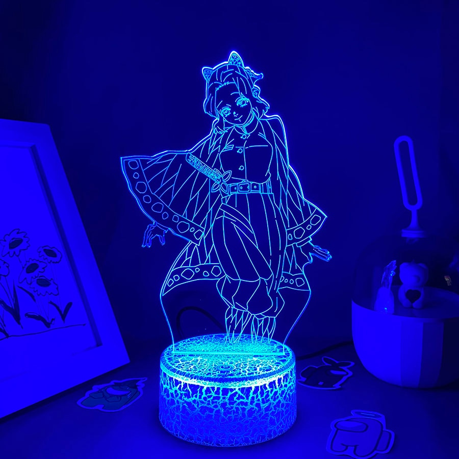 Demon Slayer Figure Shinobu Kocho 3D Night Light