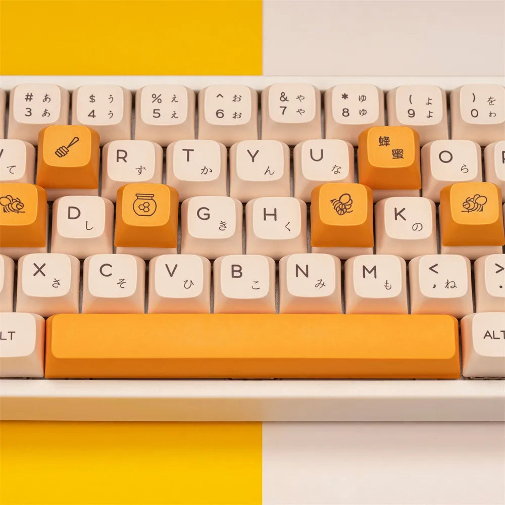 Honey Milk XDA Keycaps PBT