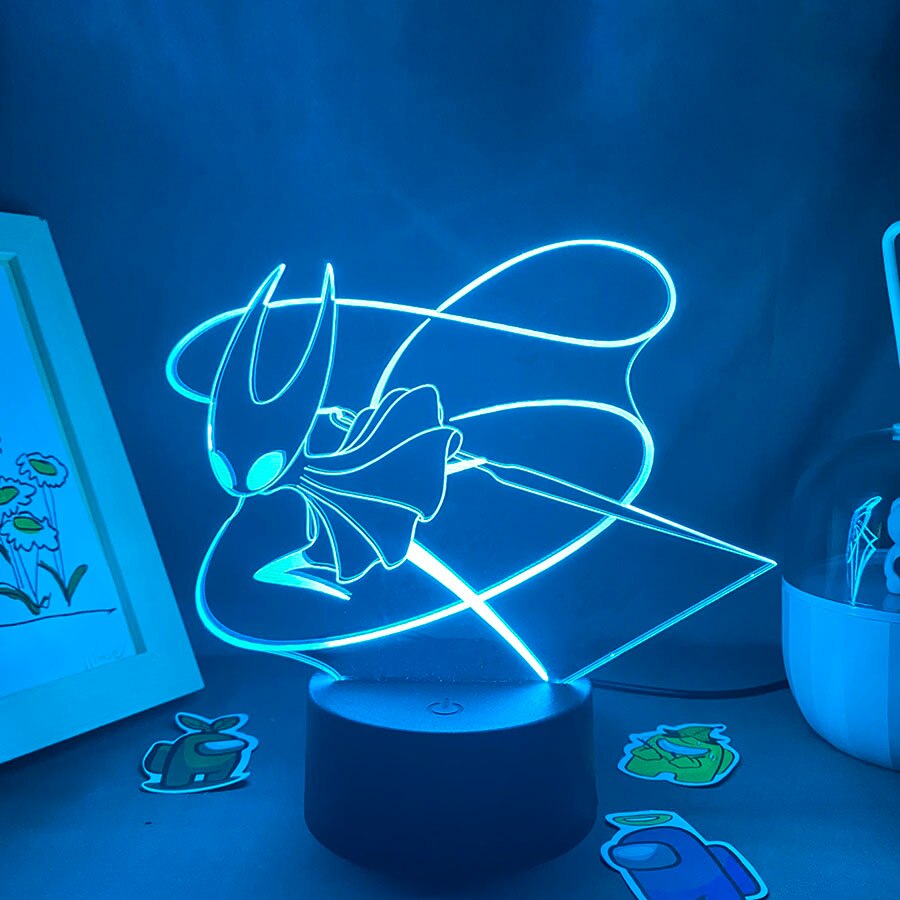 Hollow Knight Game 3D Led Neon Night Lights