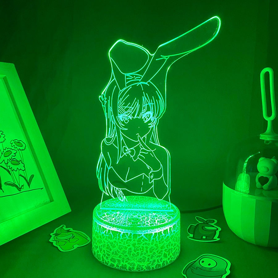 Bunny Girl senior Waifu Mai Sakurajima Night Lights