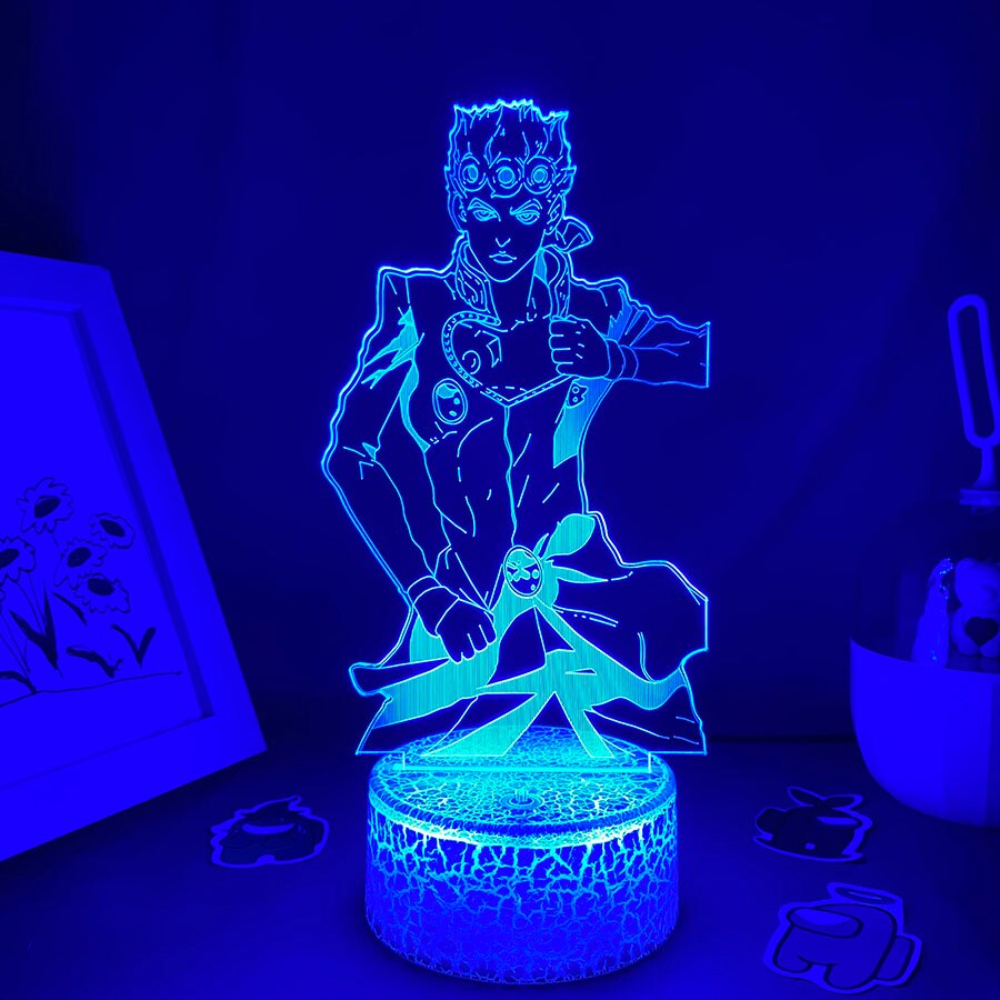 JoJo Bizarre Adventure Figure Giorno Giovanna Night Lights