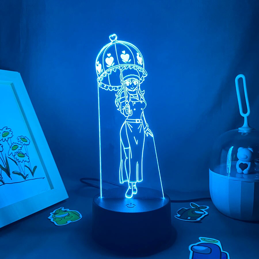 Fairy Tail Figure Juvia Lockser 3D Night Lights