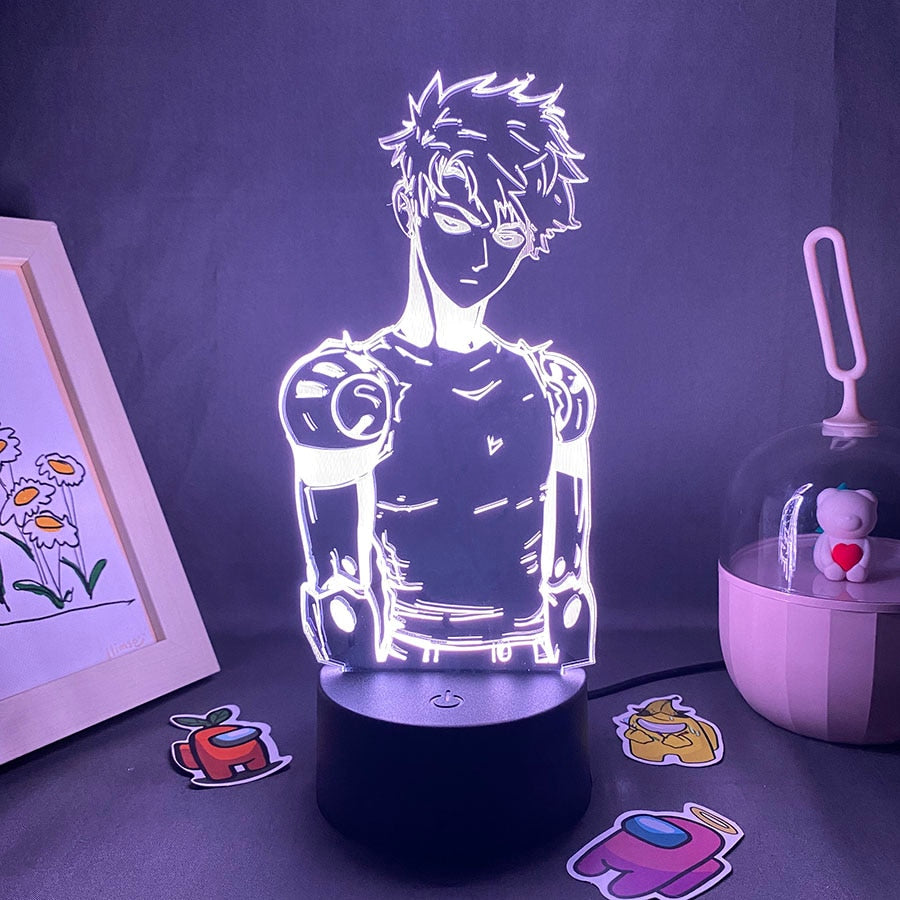 One Punch Man Genos 3D Led Night Light