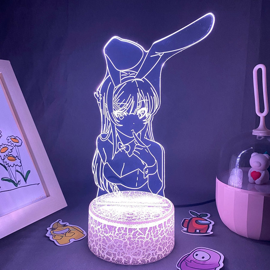 Bunny Girl senior Waifu Mai Sakurajima Night Lights