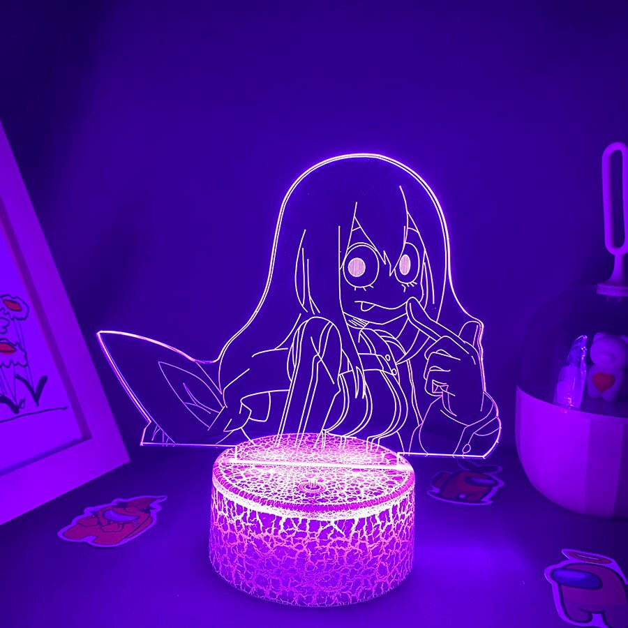 My Hero Academia Tsuyu Asui 3D Night Lights