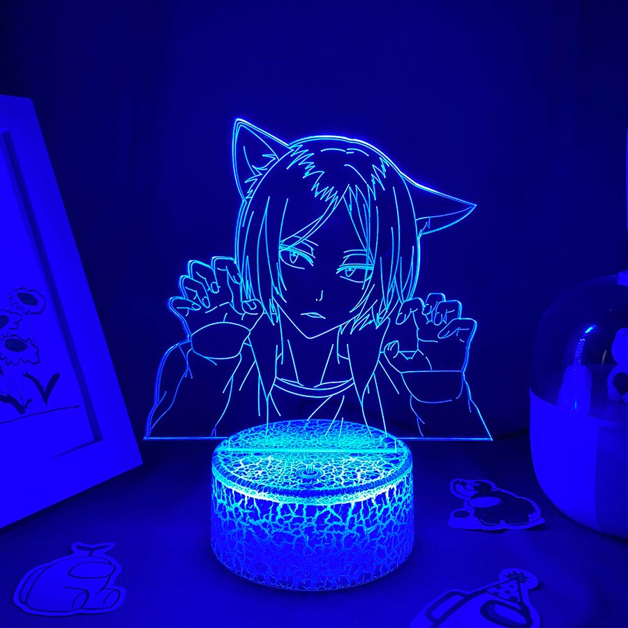 Haikyuu Figure Kenma Kozume Led Night Light