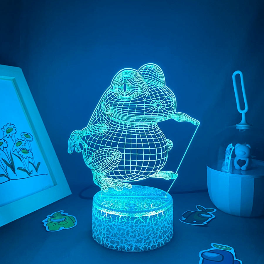 Cute Frog 3D LED Neon Night Lights