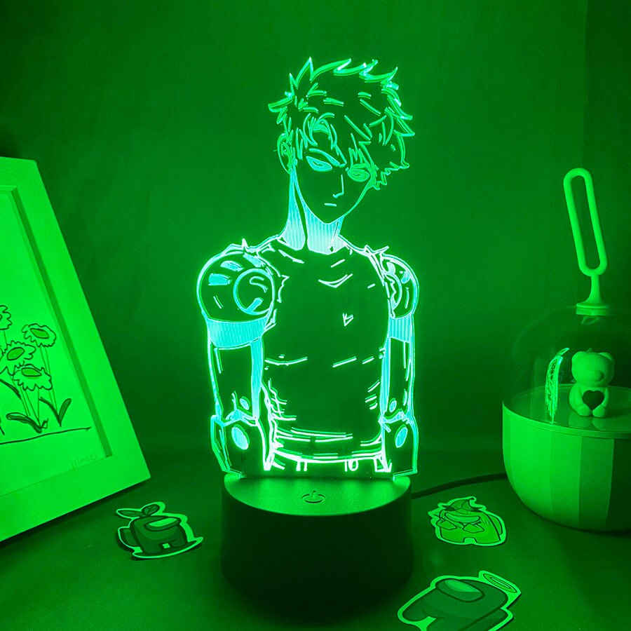 One Punch Man Genos 3D Led Night Light