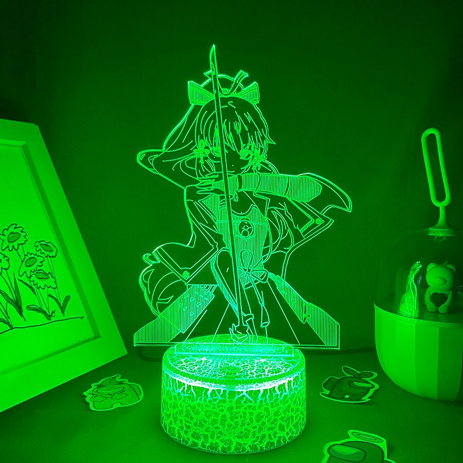 Genshin Impact Kamisato Ayaka 3D Led Nightlights