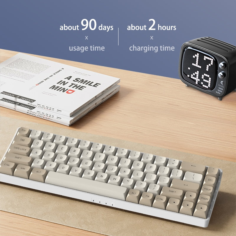 Aigo A68 Bluetooth Mechanical Keyboard Tri-Mode