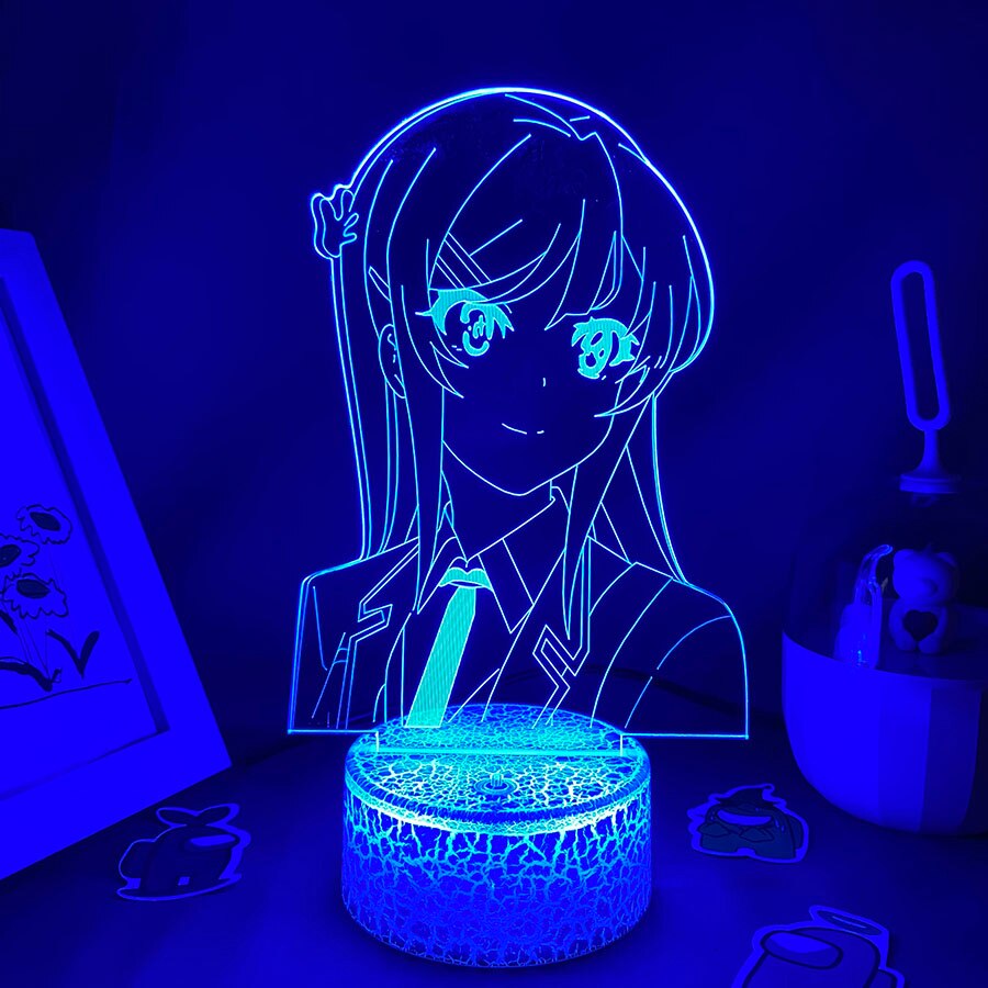 Bunny Girl Figure Sakurajima Mai Night Lights