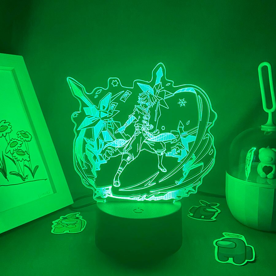 Genshin Impact Figure Chongyun 3D Lava Lamp