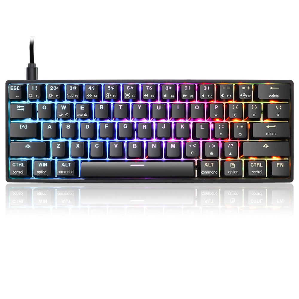 SKYLOONG GK61 Mechanical Keyboard 60% -OPTICAL-