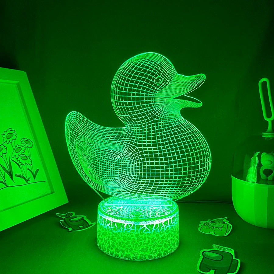 Duck 3D LED Neon Night Lights