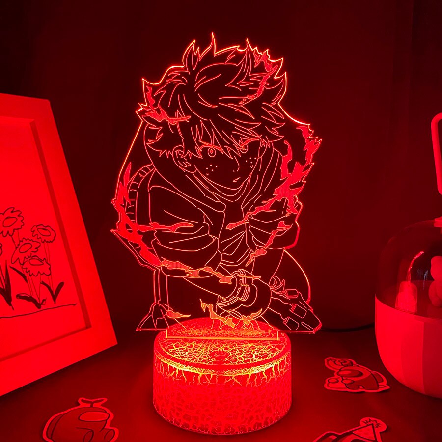 Izuku Midoriya Deku 3D Led Night Lights