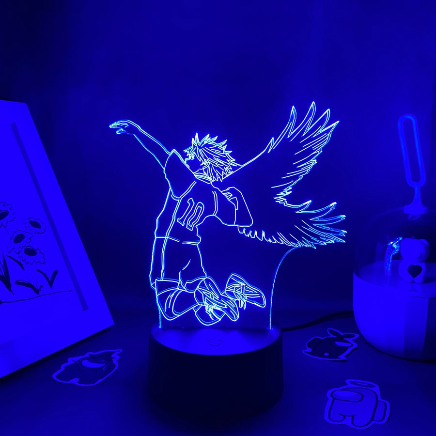 Haikyuu 10 Hinata Shoyo 3D LED Night Light