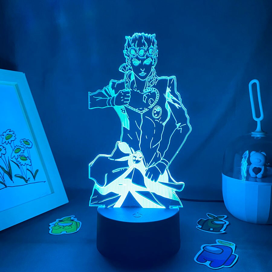 JoJo Bizarre Adventure Figure Giorno Giovanna Night Lights