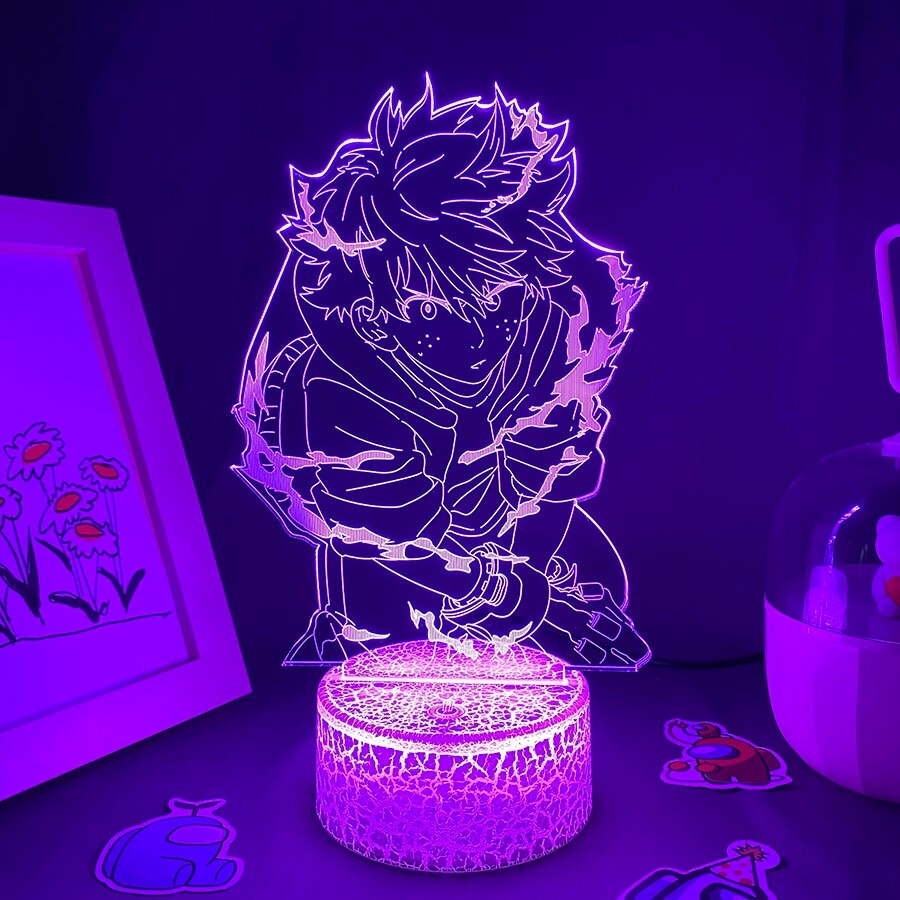 Izuku Midoriya Deku 3D Led Night Lights