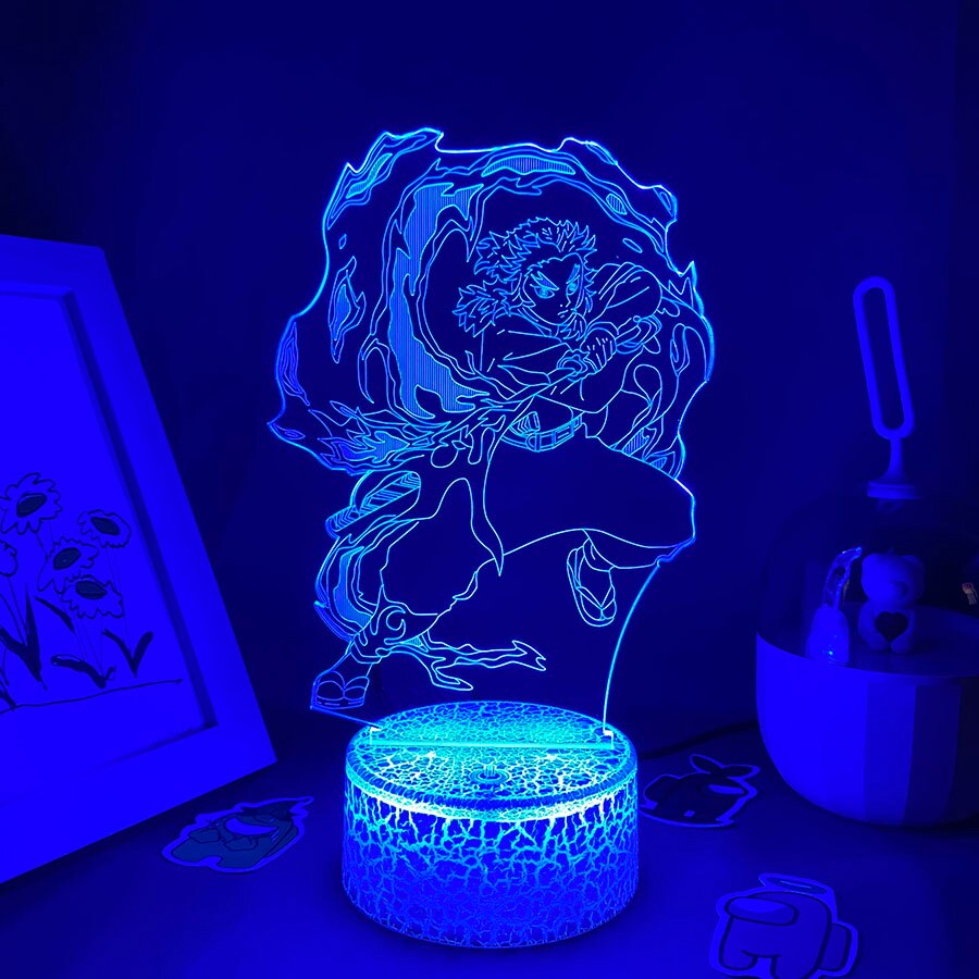 Demon Slayer Kyojuro Rengoku 3D Night Light