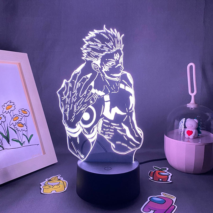 Jujutsu Kaisen Figure Yuji Itadori Ryomen Sukuna Lamp