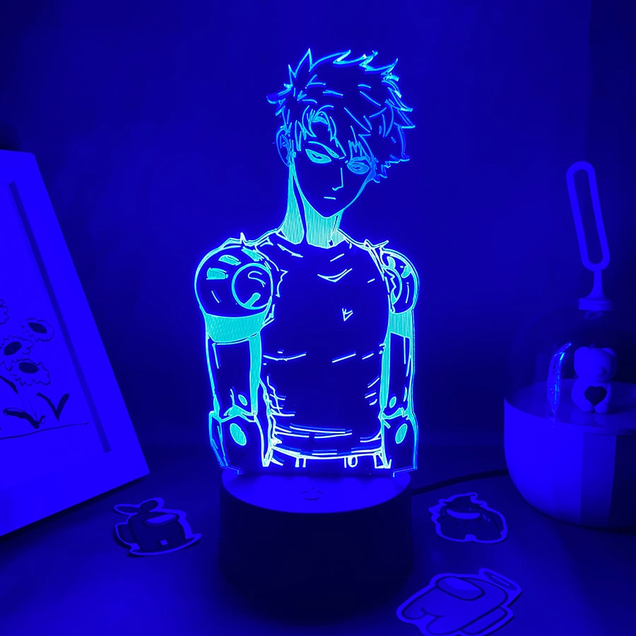 One Punch Man Genos 3D Led Night Light