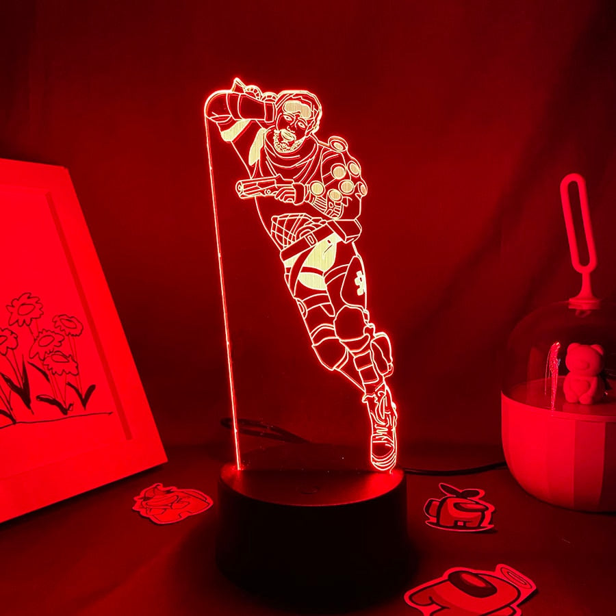 Game Apex Legends MIRAGE Holographic Trickster 3D Lights