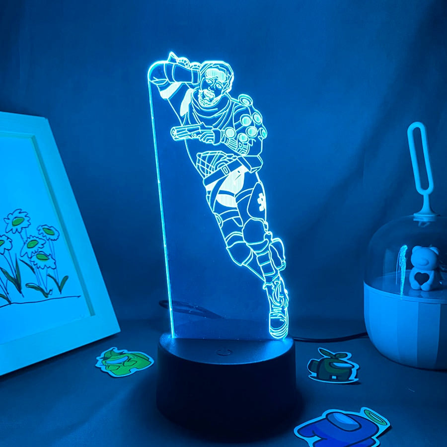 لعبة Apex Legends MIRAGE Holographic Trickster 3D Lights