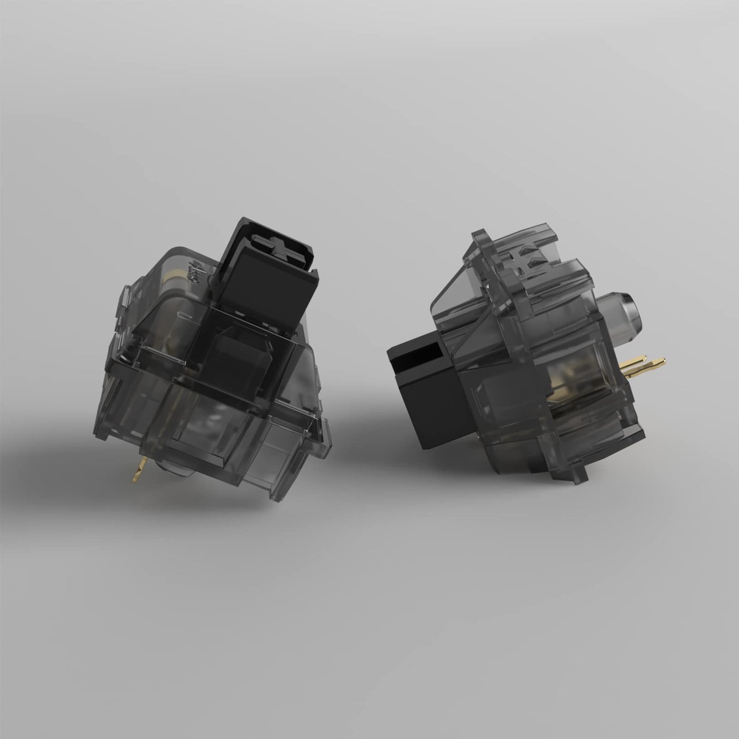 Akko CS Jelly Black Switches 3 Pin 50gf Linear Switch Dustproof Stem Compatible with MX Mechanical Keyboard (45 pcs)