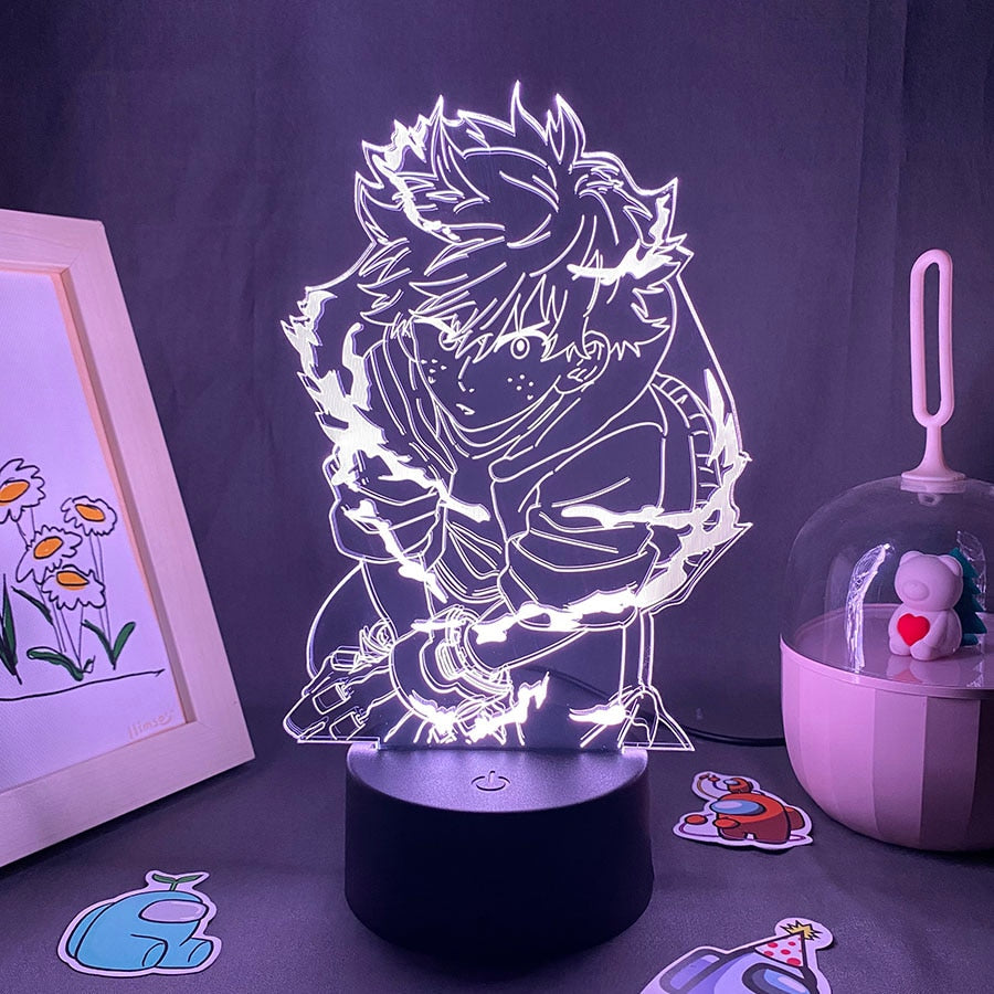 Izuku Midoriya Deku 3D Led Night Lights